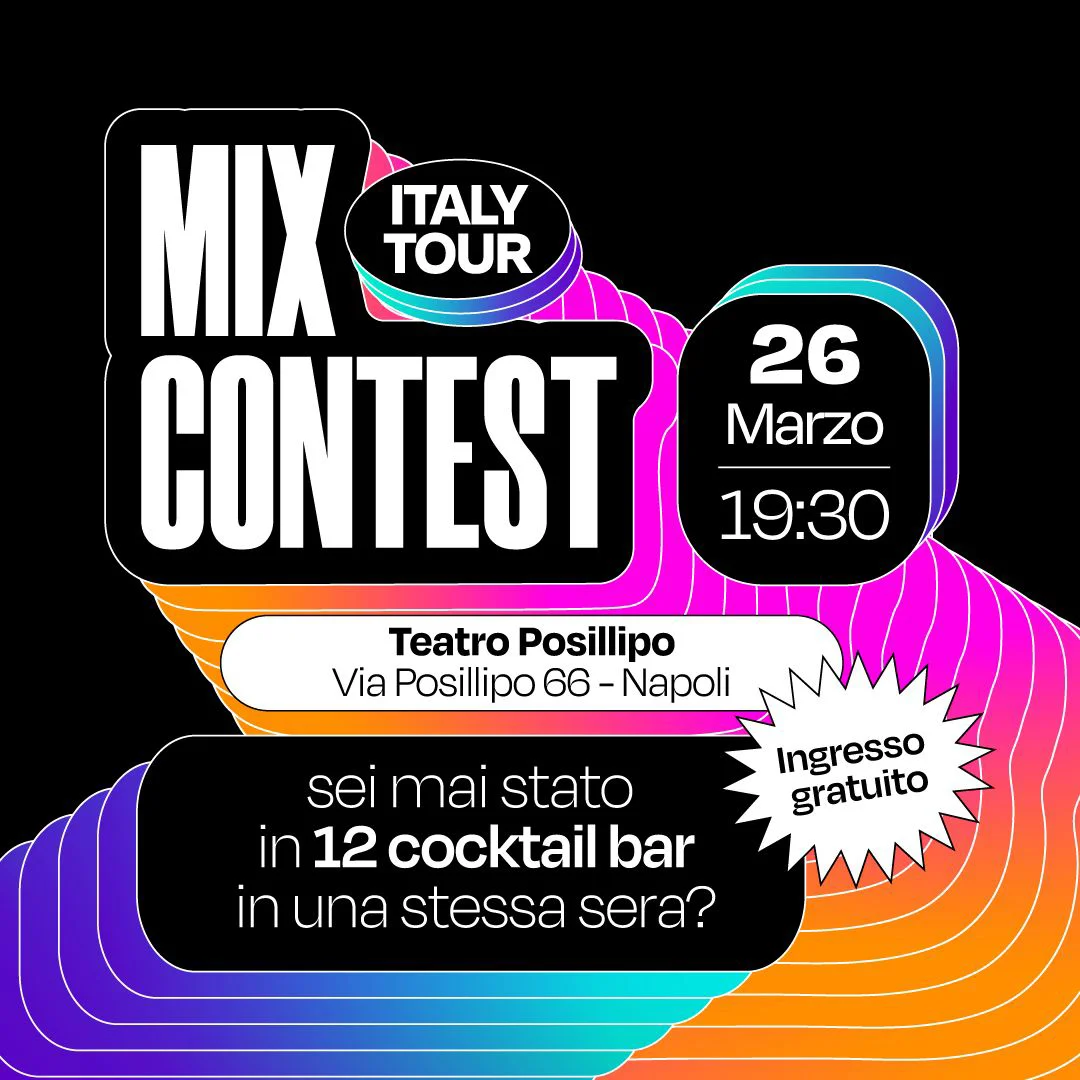 locandina evento mix contest italy tour napoli del 26/03/2024