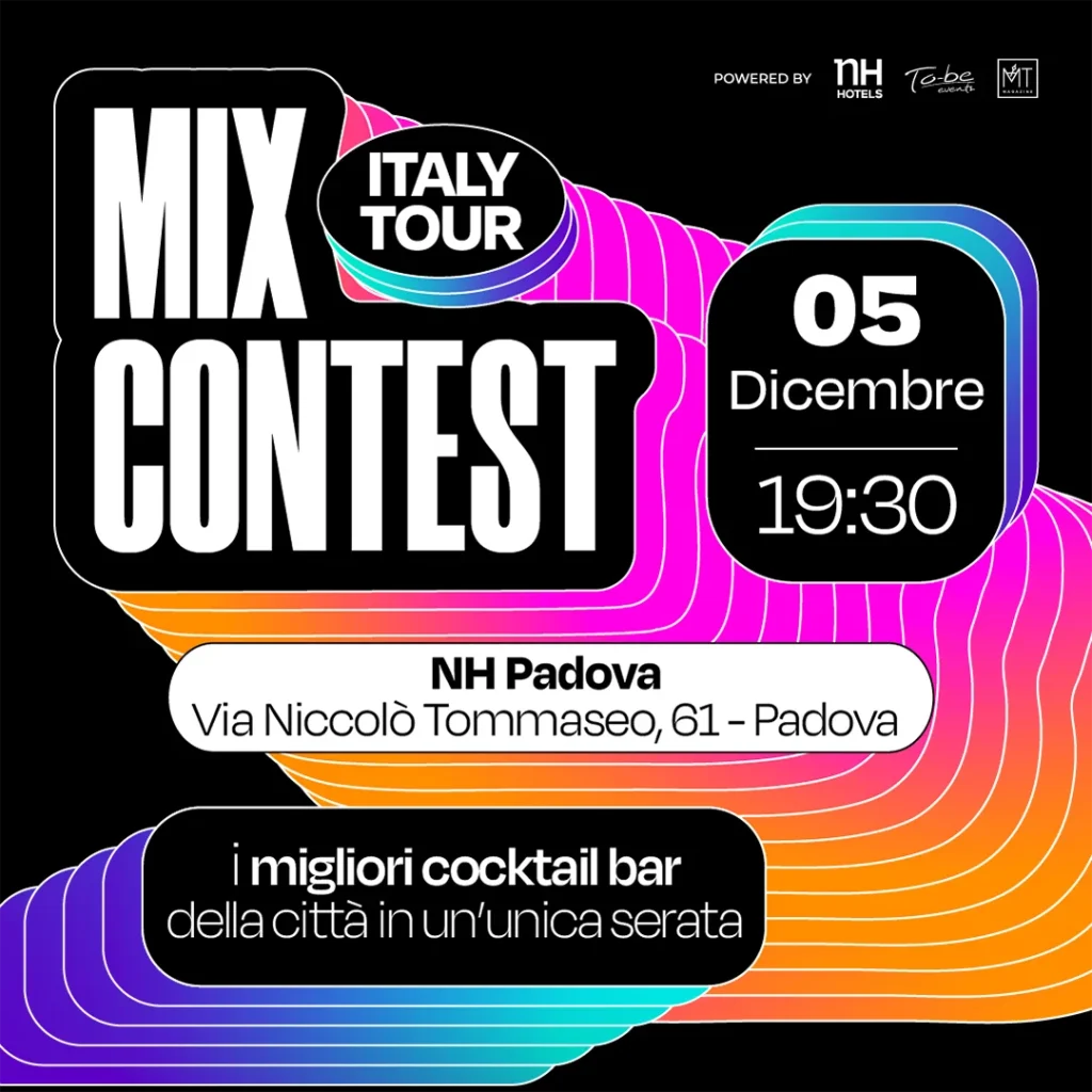 locandina evento mix contest italy tour padova del 5/12/2023